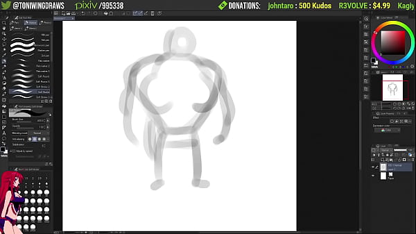 Trash Man broadcast by Toni Wing on Picarto from January Eleventh 2023 A 