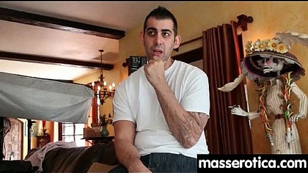 Massage therapist giving her patient some unknowing love 25