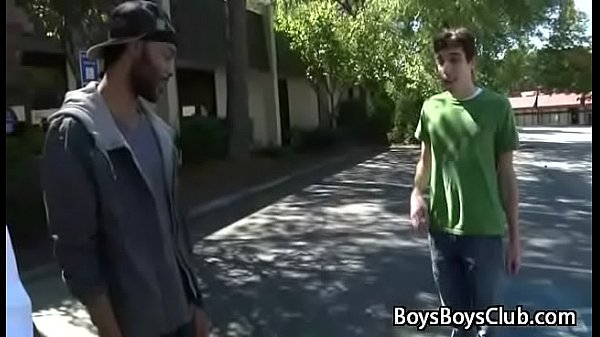 Black Muscular Gay Man Fuck WHite Teen Boy 17