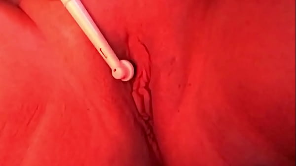 Toothbrush on clit orgasm