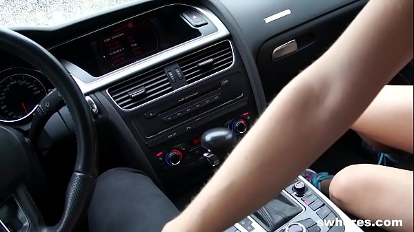 Cheap blonde street whore banged in the car SWhores.com 