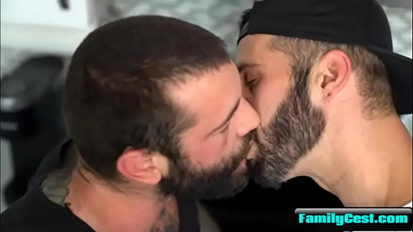 Muscle bears share teen hole