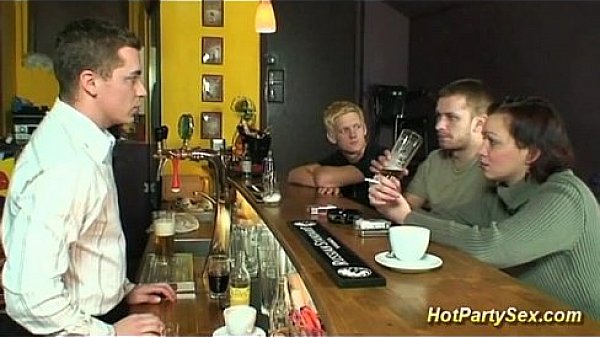 her first bukkake party orgy