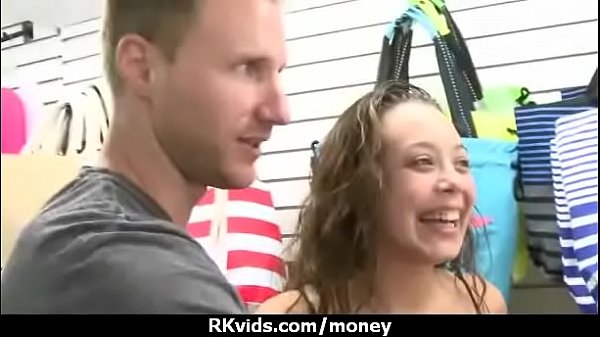 Amateur girl likes to suck cock for cash 19