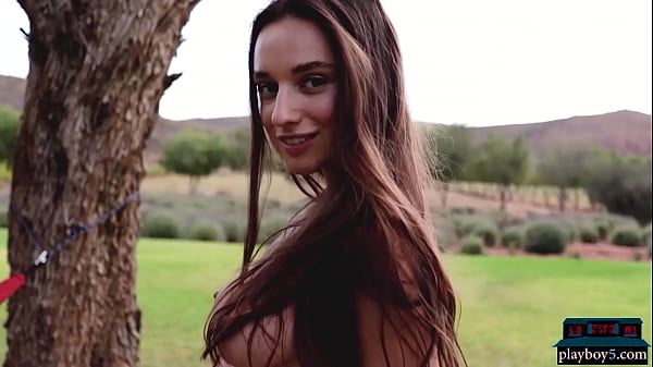 European model from the Czech Republic plays with fire in this softcore porn video  