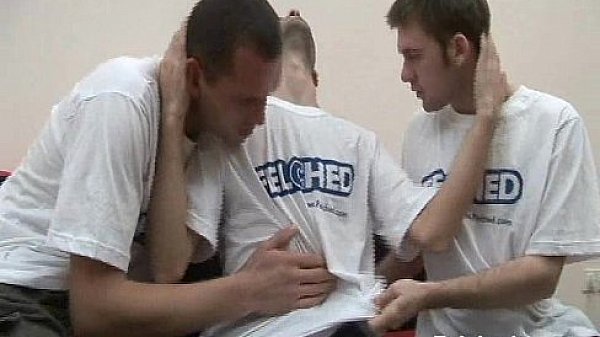 Dirty Hardcore Threesome Bareback With Nasty Cum Felching 