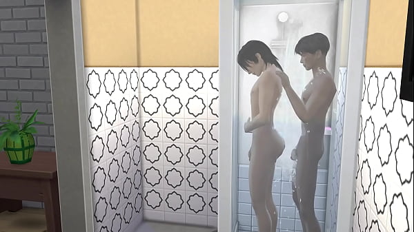 Handsome Couple gay asian boy sims4 