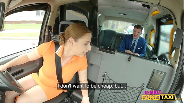 Female Fake Taxi She takes him outside and gets fucked against the taxi 