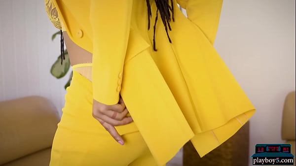 Big booty ebony babe Kira Noir shows off her amazing enhanced body 