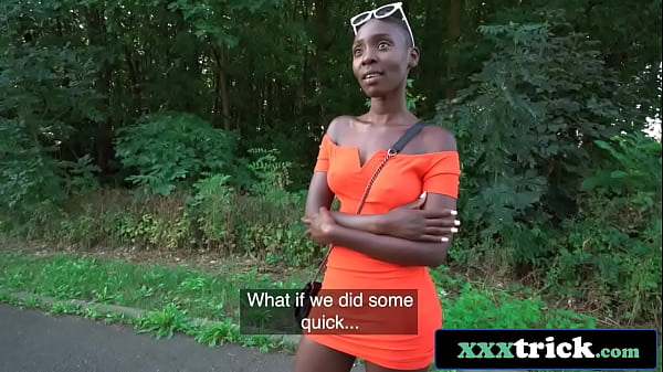 Gorgeous Ebony Tourist Fucked For Cash Somewhere In Europe