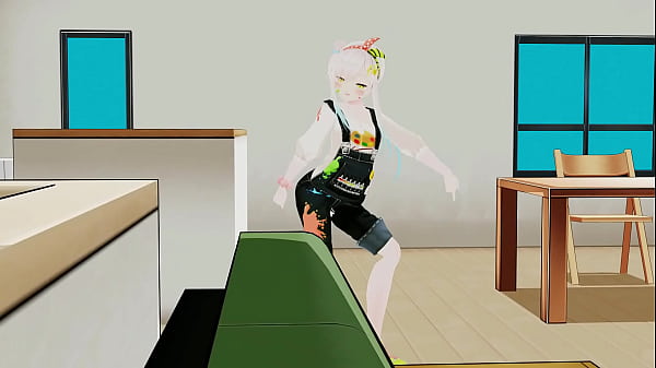 Airani Lofifteen Hentai Hololive Vtuber Undress Dance Cupid Song MMD 3D Yellow Eyes (CLIP)