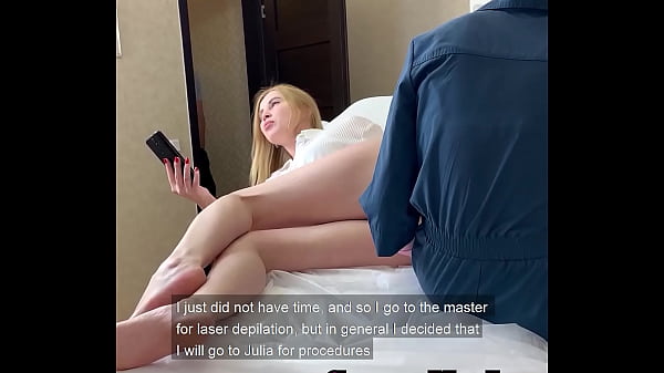 Deep bikini depilation for the most famous depilation master SugarNadya  