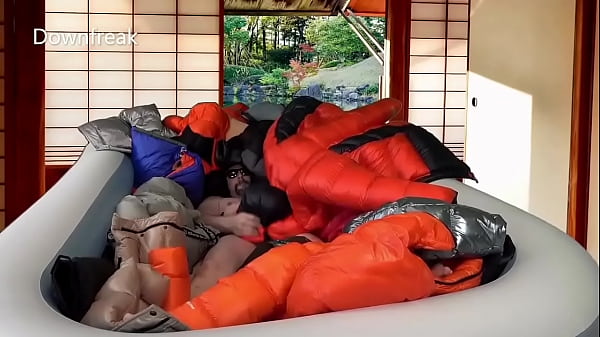 Pool Full Of Puffy Jackets Which One Gets My Cum?