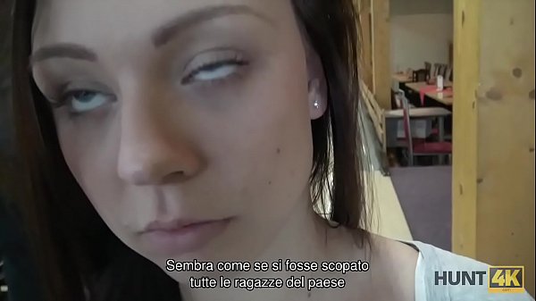 HUNT4K. Bruna succhia il cazzo e d&agrave; la figa per forare per soldi  