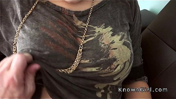 Busty girlfriend fucked in lingerie pov