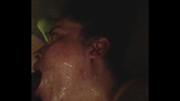 big titty snow bunny gives soppy blowjob