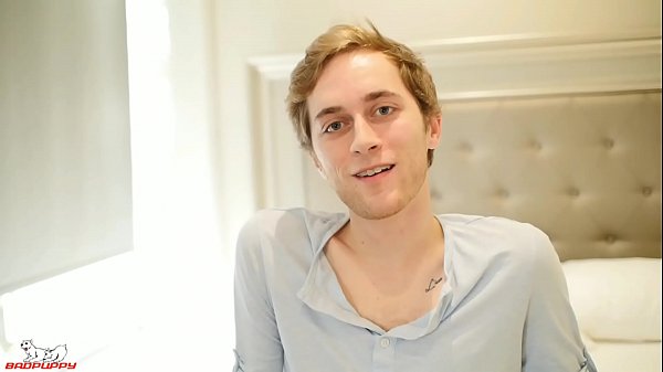 Pulling his legs back Skyler spreads his hole wide