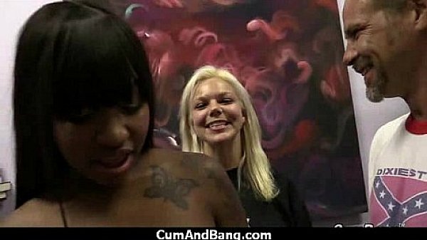 ?Cum Slut Introduced To Bukkake 21  