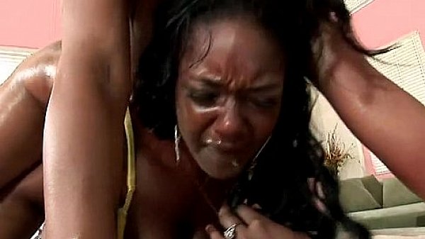 Three hot black chicks and their toys