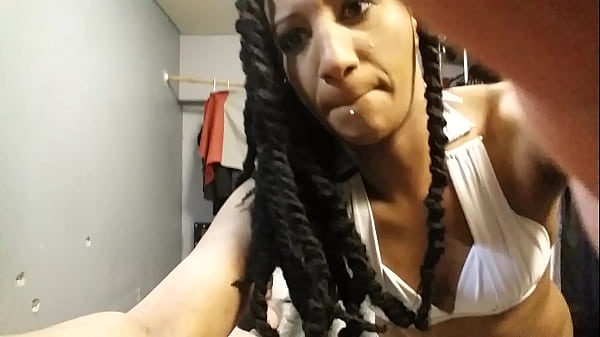 Exotic hottie gets banged by white  boy dick