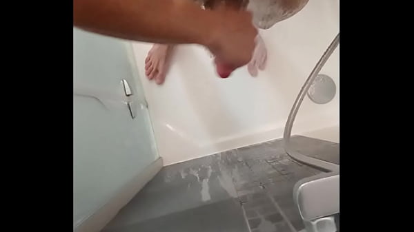 polishing my cock with soap 2 