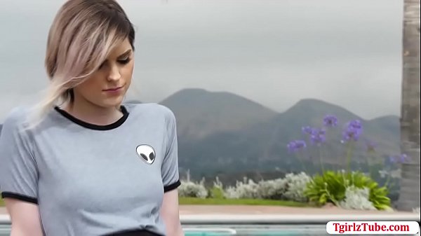 TS Ella Hollywood finally gets anal by a bigcock 