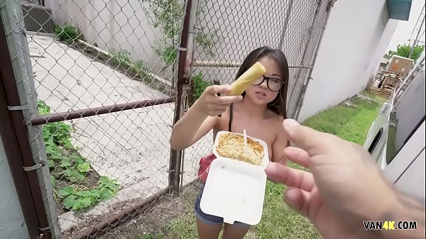 Asian Cutie Drilled in Van