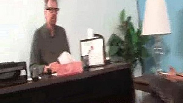 's Therapy by Watching Interracial Blowjob