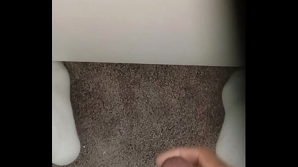 Having fun in the bathroom  