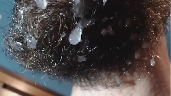 Unbelievable load dripping off my beard!