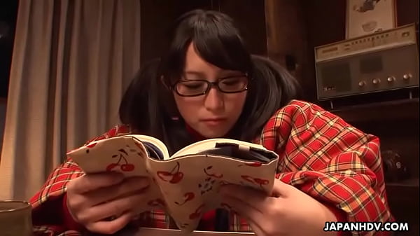 Asian office slut Yukina rubbing hard on her wet cunt