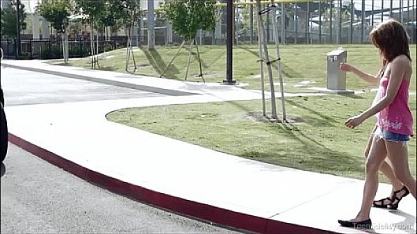 Two Teen BFFs Crave Big Cock At The Park