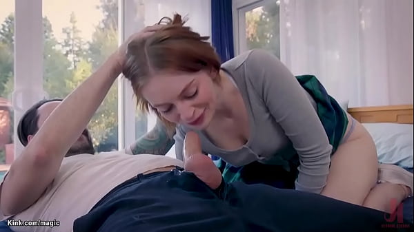 Gagged and tied blonde MILF housewife Helena Locke is fucked by big cock gardener Tommy then he fucks her stepdaughter Maya Kendrick too