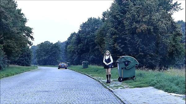 Rubberdoll Monique - On the streets as a rubberwhore (Part 1) 