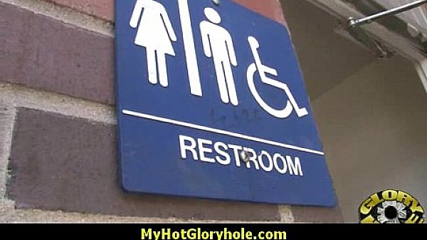 Gloryhole cock licking and sucking interracial 3