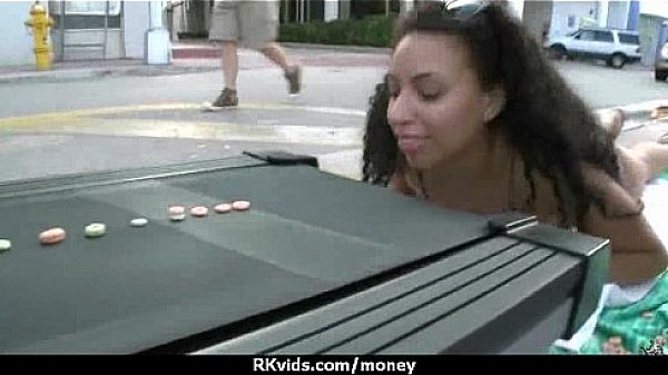 Amateur girl likes to suck cock for cash 23