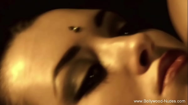 Sexy brunette woman enjoys the most seductive ritual seizing the moments.