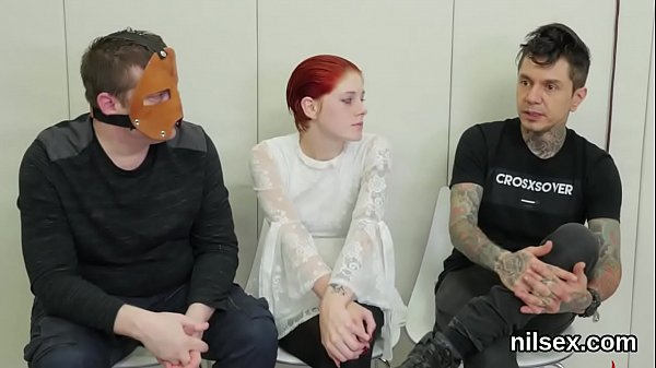 Kinky cutie was brought in ass hole assylum for painful therapy 