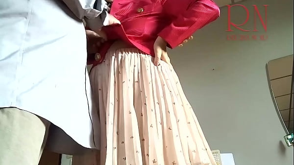 Stupid secretary concludes a contract with the buyer. The manager fucks her in the mouth and in the pussy. ENF 