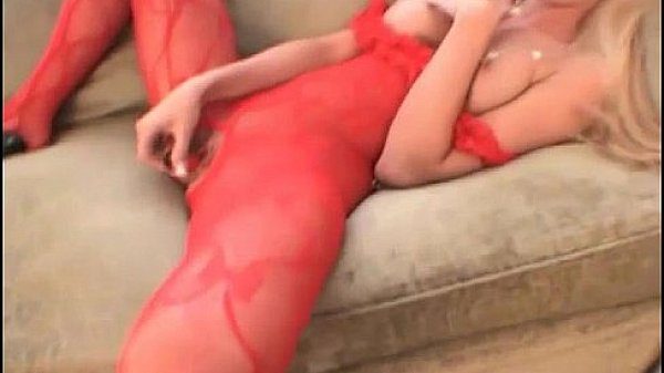 Watch me pound me pussy in a see through body stocking