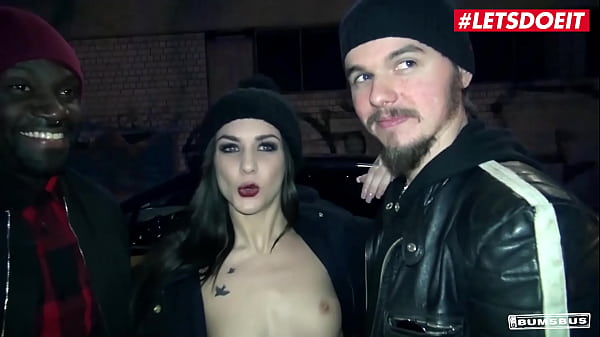 BUMS BUS - Lullu Gun & Anny Aurora - Sexy Ass Teen Gets A Black Cock On A Bus  