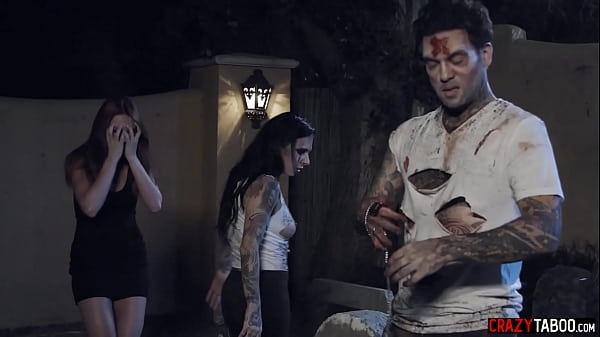 Petite girl have orgy sex with her friends waked up from grave