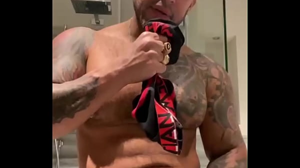 Hot shower viktor rom latino bbc bearded tattooed  