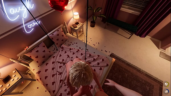 Quickly sex with huge natural tits blonde videogame  