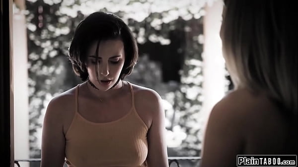 PlainTaboo.com - Woman finds out her stepmoms pet is a lesbian sub.To get her inheritance she needs to take care of the petite babe and she lets her lick her pussy  