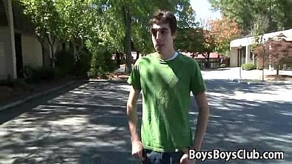 Blacks On Boys -Gay Bareback Interracial Fuck Movie 16 