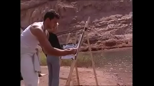 Chrystal and Stella Virgin Outdoors Having Their Holes Filled in a DP