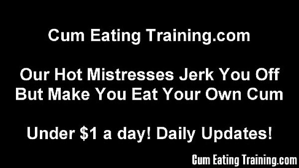 It is time for your cum dinner CEI