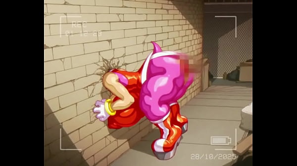 Dick so big it goes through  