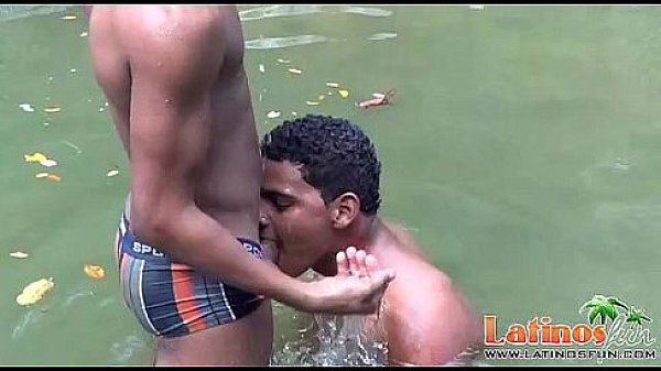Fun-loving gay Latinos in outdoor anal one-on-one